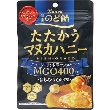 おうちでイオン イオンネットスーパー カンロ 健康のど飴 たたかうマヌカハニー ハイグレード はちみつミルク味 70g おうちでイオン イオンネットスーパー カンロ 健康のど飴 たたかうマヌカハニー ハイグレード はちみつミルク味 70g