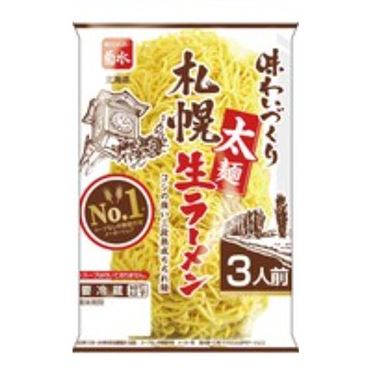 菊水 味わいづくり札幌生ラーメン 太麺 3人前（めん110g×3） | イオン