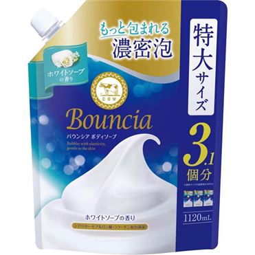 牛乳石鹸 バウンシア ボディソープ ホワイトソープの香り つめかえ用