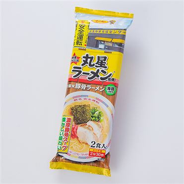 サンポー 棒状 丸星ラーメン監修 久留米豚骨ラーメン 201g(2食入