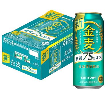 サントリー 金麦 500ml×24缶 糖質75%オフ 2ケース ケース販売】サントリー 金麦 糖質75%オフ 500ml×24缶 | イオン九州の