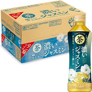 ケース販売】サントリー 伊右衛門 濃いジャスミン 600ml×24本入