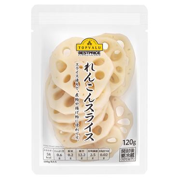 トップバリュベストプライス 中国産 れんこんスライス水煮 1パック