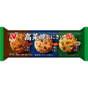 おにぎり ニチレイ 高菜焼おにぎり 美味三味 3個入 | イオン九州のネットスーパー
