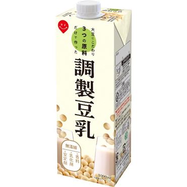 スジャータめいらく 大豆にこだわり3つの原料だけで作った調製豆乳