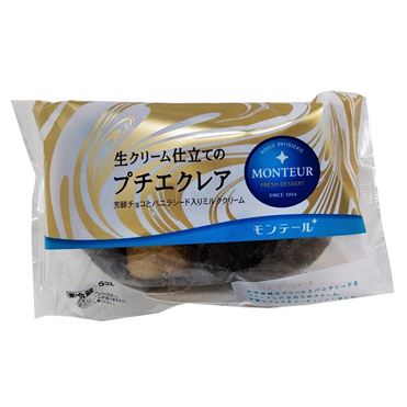 おうちでイオン イオンネットスーパー モンテール 生クリーム仕立てのプチエクレア 5個入
