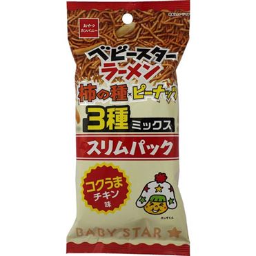 おやつカンパニー ベビースターラーメン柿の種MIX スリムパック コク