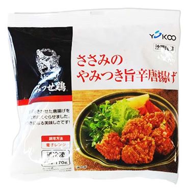 ヨコオ みつせ鶏 ささみのやみつき旨辛唐揚げ【冷凍】170g | イオン