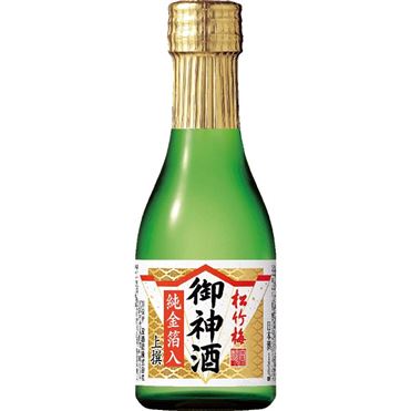宝酒造 上撰松竹梅「御神酒」純金箔入 180ml | イオン九州のネットスーパー