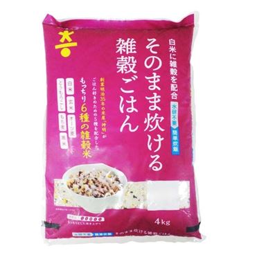 神明 そのまま炊ける雑穀ごはん もっちり6種の雑穀米 4kg | イオン九州