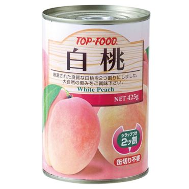 トップフード 白桃 425g | イオン九州のネットスーパー
