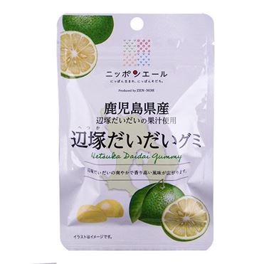 スマイルグミ⑦888⑨ 全農 ニッポンエール 鹿児島県産辺塚だいだい グミ 40g | イオン九州の