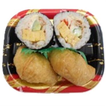 12：00～18：00の配送限定】 玉子サラダ太巻と糀いなり助六寿司 ミニ 1
