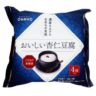 オハヨー おいしい杏仁豆腐 68g×4個組 | イオン九州のネットスーパー
