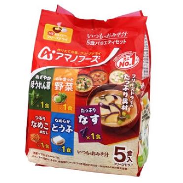 アマノフーズ いつものおみそ汁 5食バラエティセット 5食入 | イオン