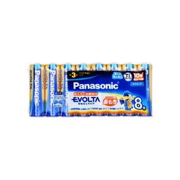 Panasonic（パナソニック）乾電池エボルタ 単3形 8本パック LR6EJ／8SW