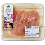 トップバリュグリーンアイ ナチュラル 純輝鶏皮無しむね肉薄切り（宮崎県産）250g（100gあたり（本体）178円）