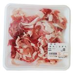 国産豚肉小間切 160g（100gあたり（本体）158円）