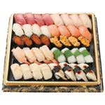 【8／12～15 12時～18時配送限定】魚屋の握り鮨（百合）40貫 冷蔵【M0010】