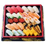 【8／12～15 12時～18時配送限定】ご馳走にぎり寿司 27貫 1パック 冷蔵【M0003】