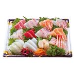 【12時～18時配送限定】本鮪中とろ入刺身盛合せ 12点盛 3～4人前（えび入）冷蔵【M0002】