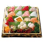【12時～18時配送限定】本鮪中とろ入刺身盛合せ 15点盛 5～6人前（うに・あわび入）冷蔵【M0003】