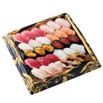 【12時～18時配送限定】魚屋の握り鮨盛合せ（本鮪中とろ・赤身入り）30貫 3～4人前 冷蔵【M0008】