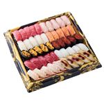 【12時～18時配送限定】魚屋の握り鮨盛合せ（本鮪中とろ・赤身入り）50貫 5～6人前 冷蔵【M0006】