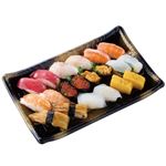 【12時～18時配送限定】ご馳走にぎり寿司 18貫 2人前 冷蔵【M0011】