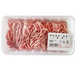 国産 豚ミンチ（解凍）190g（100gあたり（本体）128円）