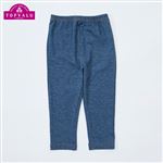 トップバリュ レギンス 10分丈 無地 ベビー 杢ネイビー 100cm