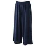 トップバリュ レディス ゆるーむ 天竺パンツ 7分丈 コイアオ L