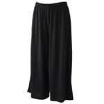 トップバリュ レディス ゆるーむ 天竺パンツ 7分丈 Aクロ M