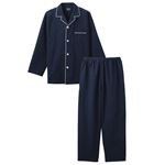 トップバリュ メンズ PEACE FIT さらっと快適サッカーパジャマ コイアオ XL