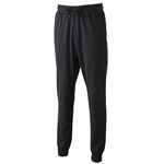 トップバリュ メンズ 前とじ天竺裾リブロングパンツ クロ XL