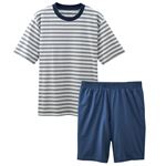 トップバリュ メンズ PEACE FIT SilkyFACT COTTON ルームセット シロ M