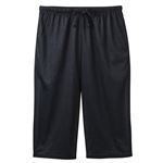 トップバリュ メンズ PEACE FIT COOL プリントステテコ6分丈（前とじ）クロ M