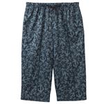トップバリュ メンズ PEACE FIT COOL プリントステテコ6分丈（前とじ）チャコールグレー M