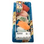 【12:00～18:00の配送限定】3種のだし香る握り鮨 1パック（さび抜き 別添付）