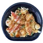 【12：00～18：00の配送限定】海鮮かき揚げ丼（北海道産帆立使用）1パック