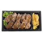 【13：00～19：00の配送限定】やわらかステーキ重（形成肉使用）1パック