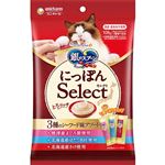 ユニ・チャーム 銀のスプーン おやつ にっぽんSelect とろリッチ 3種のシーフード味アソート まぐろ節&ほたて貝柱&さけ使用 108g（6g×18本）【猫