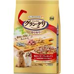 ユニ・チャーム グラン・デリ カリカリ仕立て 成犬用 味わいビーフ入り セレクト ビーフ・緑黄色野菜・ささみ・小魚入り 700g（小分けパック2袋入）【犬用】