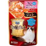 ユニ・チャーム 銀のスプーン 三ツ星グルメ パウチ ジュレ 20歳を過ぎてもすこやかに まぐろ・かつおにしらす・かにかま添え 35g【猫用】