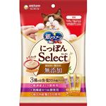 ユニ・チャーム 銀のスプーン おやつ にっぽんSelect 無添加とろリッチ 3種のお魚・鶏ささみ味アソート 108g（6g×標準18本）【猫用】