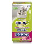 ユニ・チャーム デオトイレ 複数ねこ用 消臭・抗菌シート 16枚入