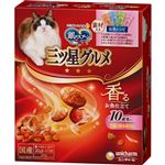 ユニ・チャーム 銀のスプーン 三ツ星グルメ 香るお魚仕立て 腎臓の健康維持用 10歳頃から 4種アソート素材入り お魚レシピ 200g（20g×10袋）【猫用】