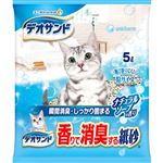 ユニ・チャーム デオサンド 香りで消臭する紙砂 ナチュラルソープの香り 5L