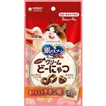ユニ・チャーム 銀のスプーン おやつ お魚味クリーム どーにゃつ まぐろ入りチキン味 24g（6g×4袋）【猫用】