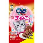 ユニ・チャーム 銀のスプーン 健康に育つ子ねこ用 まぐろ・かつお・煮干し・白身魚・しらす入り 1.4kg（小分けパック4袋）【猫用】